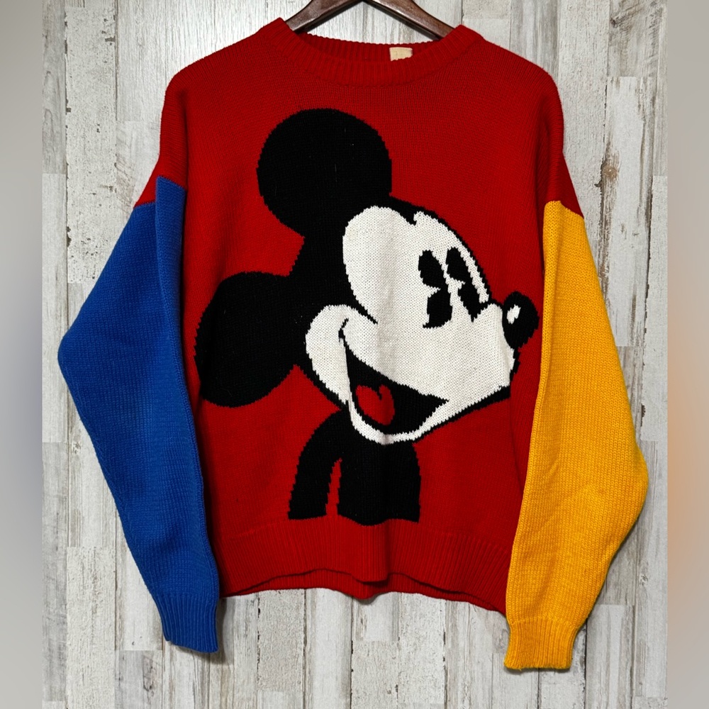 Vintage Disney‎ Mickey Mouse Knit Sweater